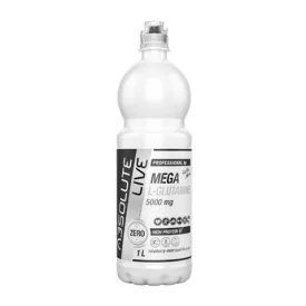   Absolute Live, Mega L-Glutamin, málna - menta - bazsalikom ízű ital, 900 ml