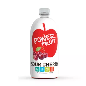 Power Fruit Meggy ízű ital, K- és D-vitaminokkal, 750ml