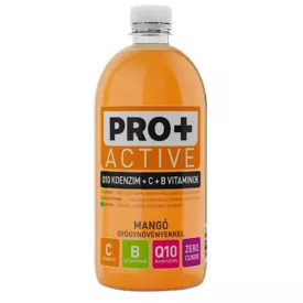   Pro+ Active, Mangó ízű ital, Q10, C- és B-vitaminnal, 750 ml