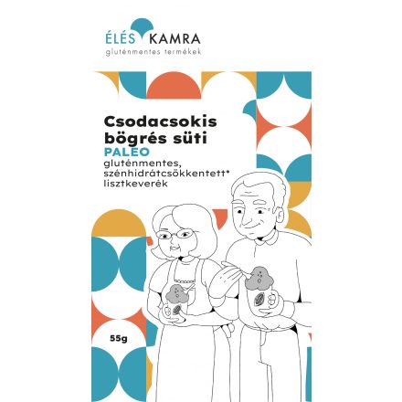 Éléskamra csodacsokis paleo bögrés süti szénhidrátcsökkentett lisztkeverék 55 g